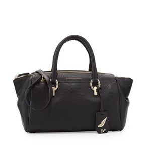 DVF Sutra Bold Black Duffle Bag